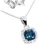 Image 2 : Natural  London Blue Topaz  Necklace