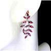 Image 2 : Natural Unheated Rhodolite Garnet  Earrings