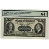 Image 1 : The Bank of Montreal 1931 $10 #226872 CH-505-58-04 PMG CH UNC64 EPQ.