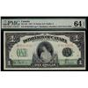Image 1 : 1917 $1 DC-23c #B-031302A, PMG CH UNC64 EPQ.