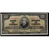 Image 1 : 1937 $100 BC-27a Osborne #A/J0048328.  A nice VF-EF issue with minor repaired tear.