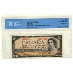 1954 $50 BC-34b Devil's Face #AH2031399 CCCS AU55