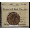 Image 1 : 1888 1¢ Repunched last 8's ICCS MS64RD.