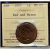 Image 1 : 1897 1¢ ICCS MS63RB.