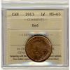 Image 1 : 1913 1¢ ICCS MS65RD.