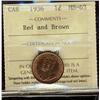 Image 1 : 1936 1¢ ICCS MS63RB.