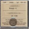 Image 1 : 1900 5¢ Round 0 ICCS VF30.