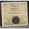 Image 1 : 1903 5¢ Sml H ICCS AU50.