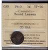 Image 1 : 1910 5¢ RL ICCS VF30.