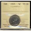 Image 1 : 1925 5¢ ICCS VF30.