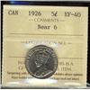 Image 1 : 1926 5¢ Near ICCS EF40.