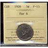 Image 1 : 1926 5¢ Far ICCS F15.