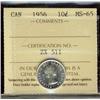 Image 1 : 1956 10¢ ICCS MS65.