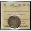 Image 1 : 1904 25¢ ICCS VF20,