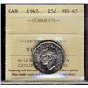 Image 1 : 1945 25¢ ICCS MS65.
