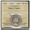 Image 1 : 1954 25¢ ICCS PL66. Heavy Cameo