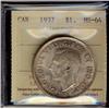 Image 1 : 1937 $1 ICCS MS64.  Superb tone and underlying lustre.