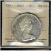 Image 1 : 1965 $1 Type V ICCS MS63.
