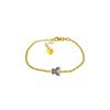 Image 1 : Genuine 0.60 ctw Tanzanite Bracelet 14KT Yellow Gold - REF-45N7R