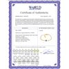 Image 2 : Genuine 0.60 ctw Tanzanite Bracelet 14KT Yellow Gold - REF-45N7R