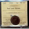 Image 1 : 1921 1¢ ICCS MS62RB,