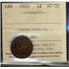 Image 1 : 1925 1¢ ICCS AU50.  Key date issue.