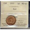 Image 1 : 1937 1¢ ICCS MS65.