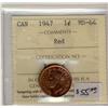 Image 1 : 1947 1¢ ICCS MS64 Red