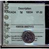Image 1 : 1883H 5¢ CCCS VF30.