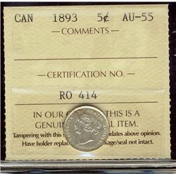 1893 5¢ ICCS AU55.