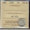Image 1 : 1898 5¢ ICCS MS60.