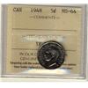 Image 1 : 1948 5¢ ICCS MS64
