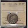 Image 1 : 1918 25¢ ICCS EF45.
