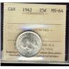 Image 1 : 1942 25¢ ICCS MS64. 