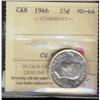Image 1 : 1946 25¢ ICCS MS64.