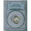 Image 1 : 1951 25¢ LR PCGS PL66.  Nice example with light cameo finish.