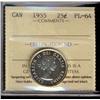 Image 1 : 1955 25¢ ICCS PL64.