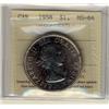 Image 1 : 1958 $1 ICCS MS64