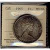 Image 1 : 1965 $1 SmBds Ptd ICCS MS64.