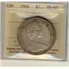 Image 1 : 1966 $1 ICCS MS65.  Pristine eye appeal and russet toning.