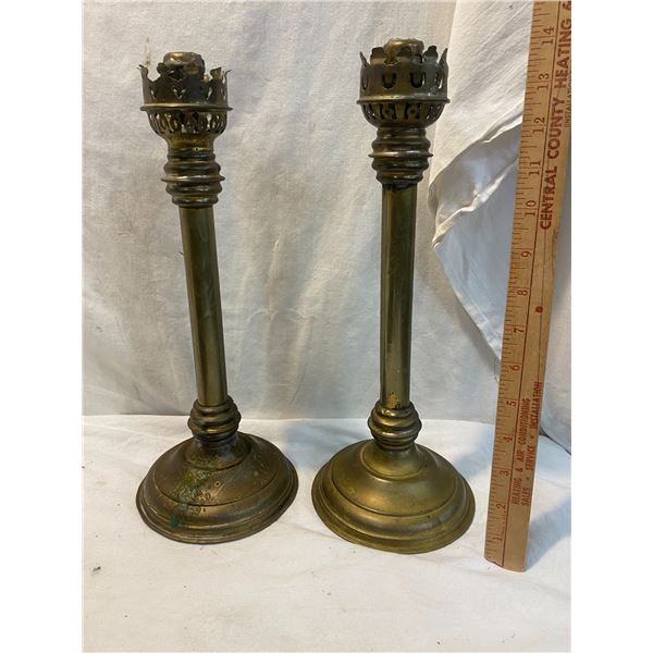 Sherwood and sons Birmingham England candle stick holders