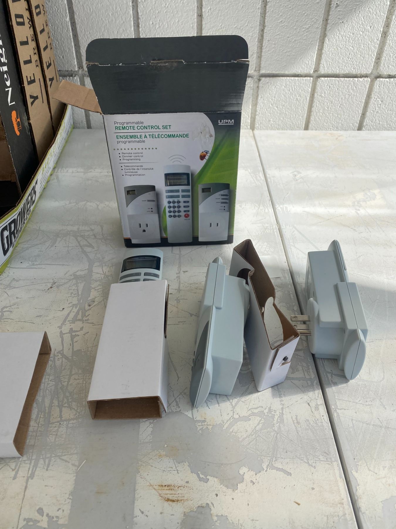 Programable timer and remote control set