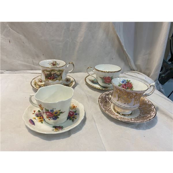 Tea cups and saucers