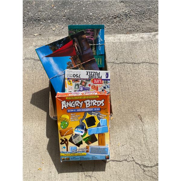 Puzzles and angry bird item
