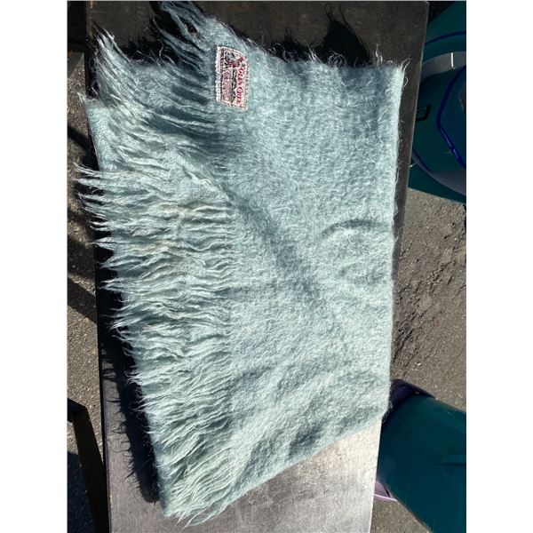 Mohair blanket made in Scotland