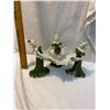 Image 1 : Royal Dux style porcelain 3 ladies and shell