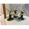 Image 2 : Royal Dux style porcelain 3 ladies and shell