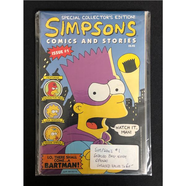 1993 Skybox Simpsons Trading Card Pack – Sealed Vintage Collectible Art De Bart