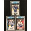 Image 1 : GCG HIGH GRADE HOCKEY CARD LOT