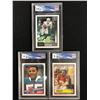 Image 1 : GCG HIGH GRADE FOOTBALL CARD LOT